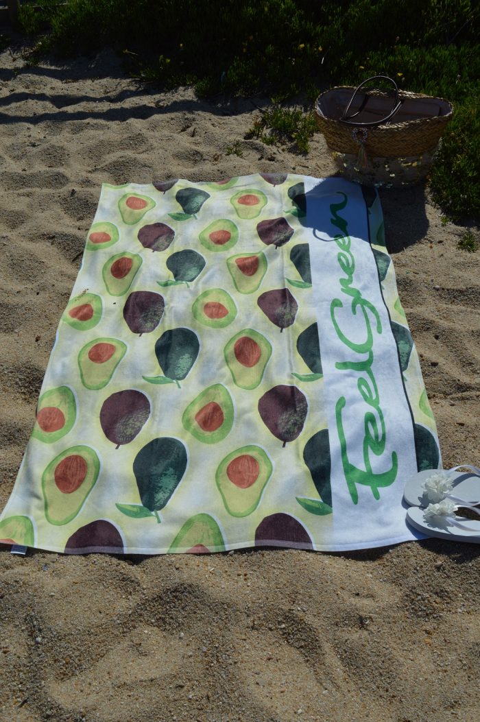 Toalha de praia Abacate